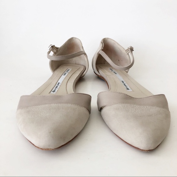 Dusica Kotur Sacks Gray Ankle Strap Flat 36.5 - Picture 3 of 8